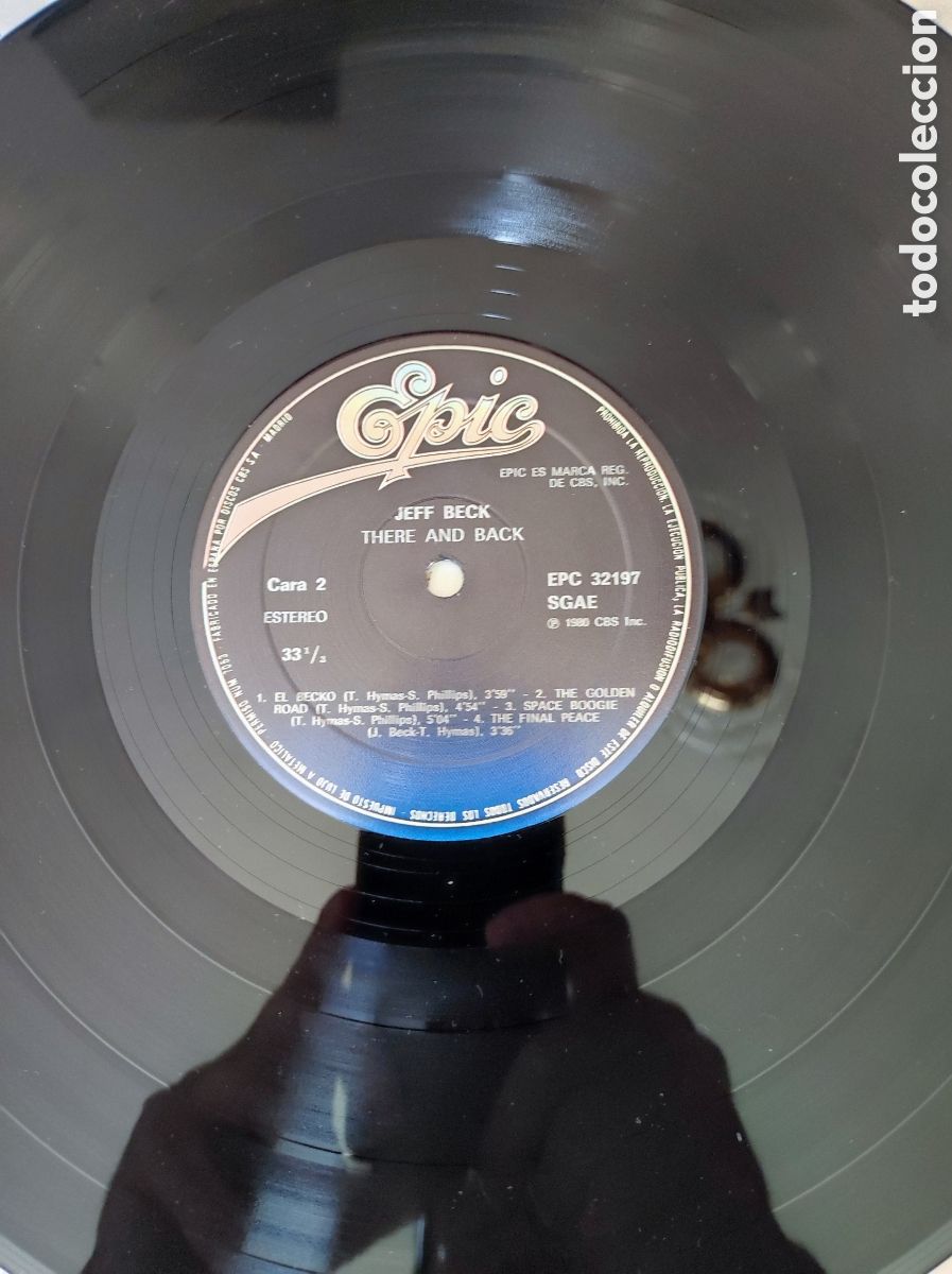 Discos de vinilo: JEFF BECK - THERE & BACK - Foto 4