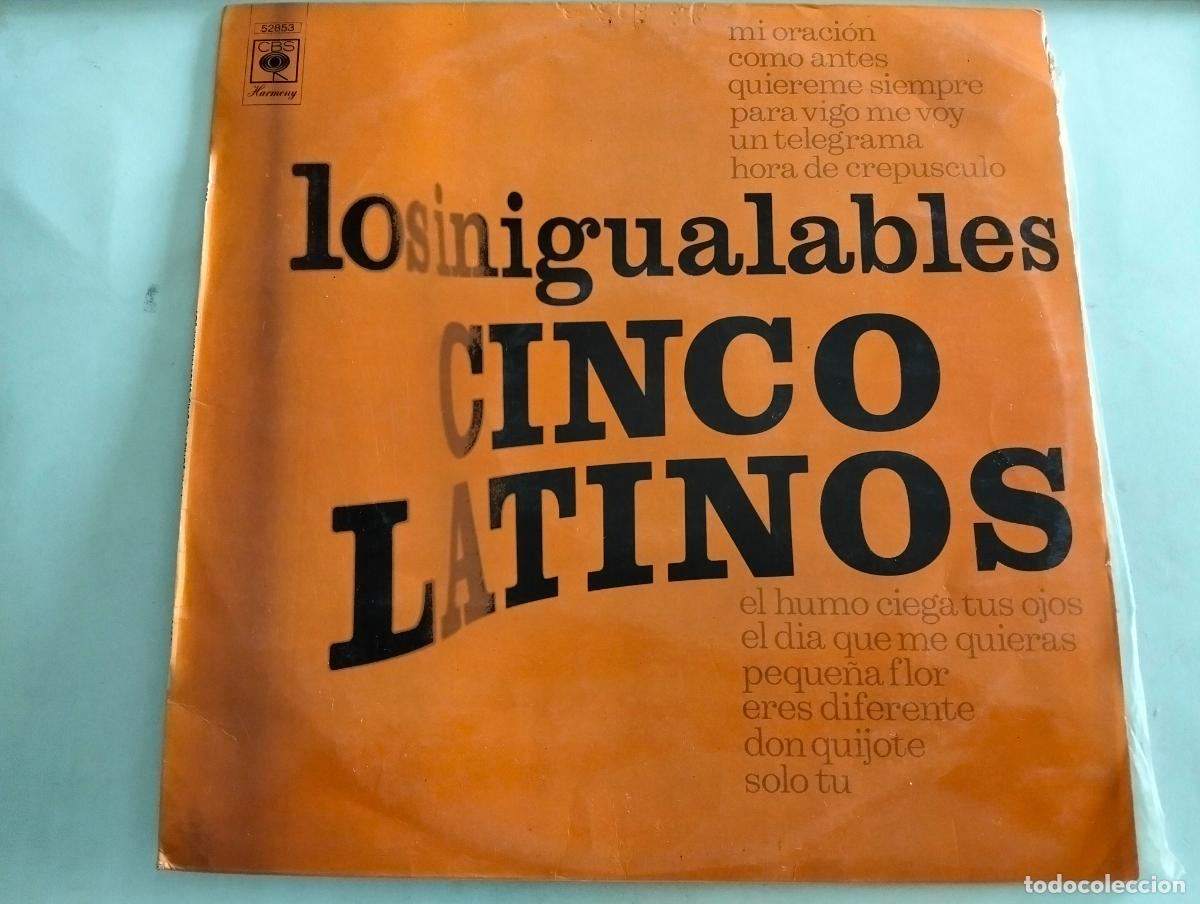 Discos de vinilo: LOS INIGUALABLES CINCO LATINOS, VOL 1, DISCO LP, EDITADO CBS, A&Ntilde;O 1970