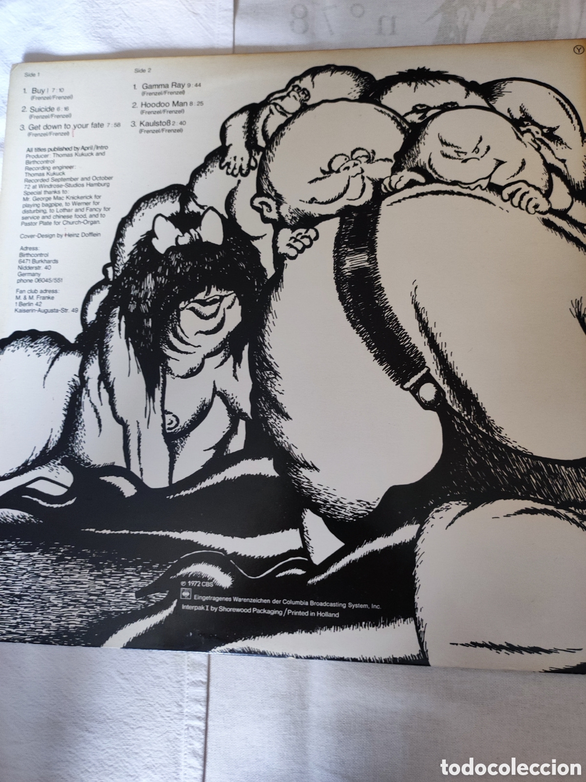 Discos de vinilo: BIRTH CONTROL - HOODOO MAN - Foto 2
