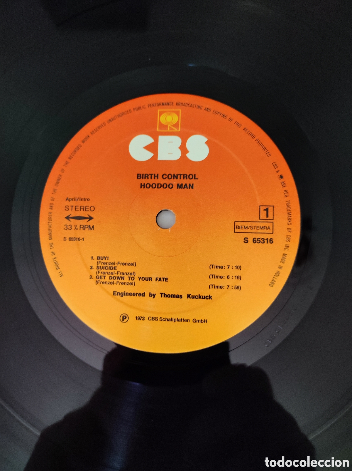 Discos de vinilo: BIRTH CONTROL - HOODOO MAN - Foto 4