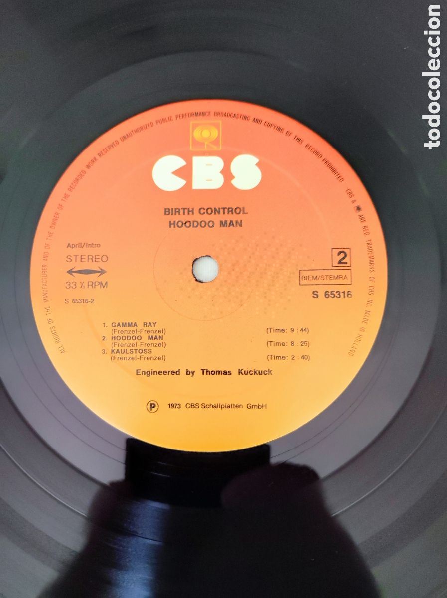 Discos de vinilo: BIRTH CONTROL - HOODOO MAN - Foto 5