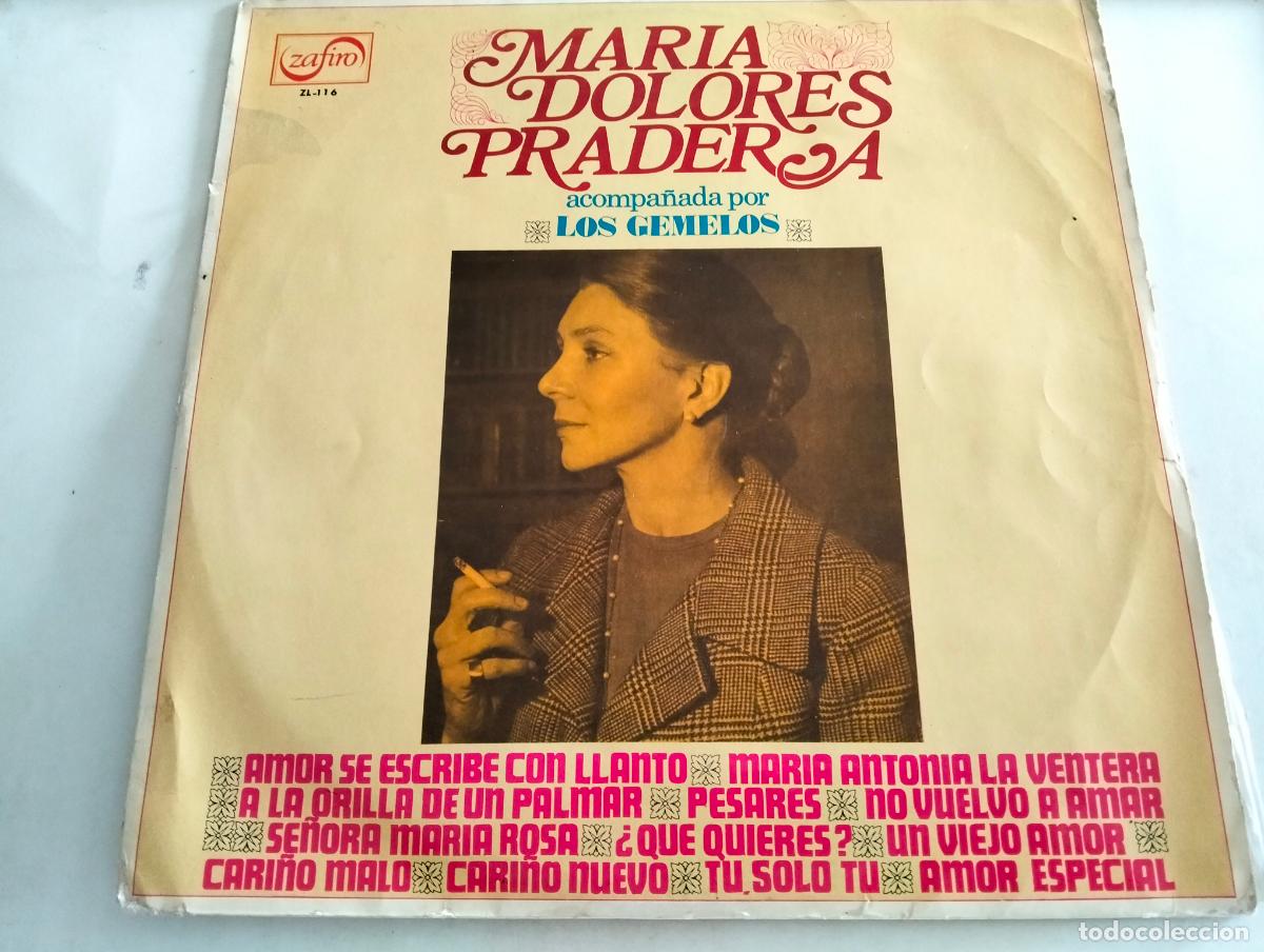 Discos de vinilo: MARIA DOLORES PRADERA Y LOS GEMELOS, DISCO LP, EDITADO ZAFIRO, A&Ntilde;O 1969