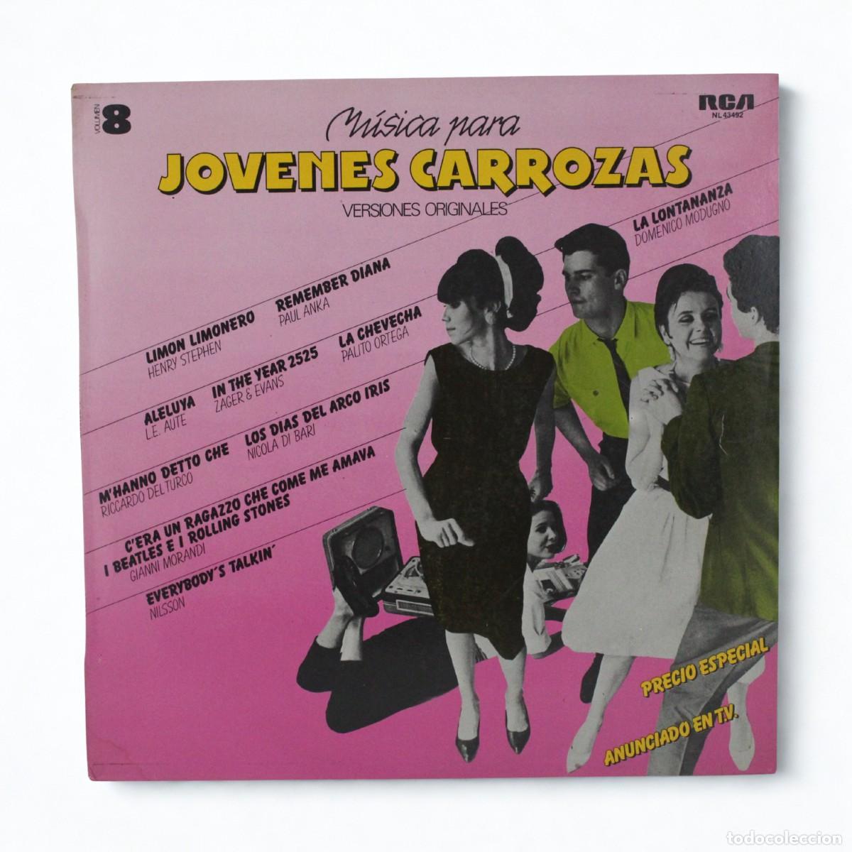 Discos de vinilo: Musica Para Jovenes Carrozas LP 1972 RCA Original Versions Compilation