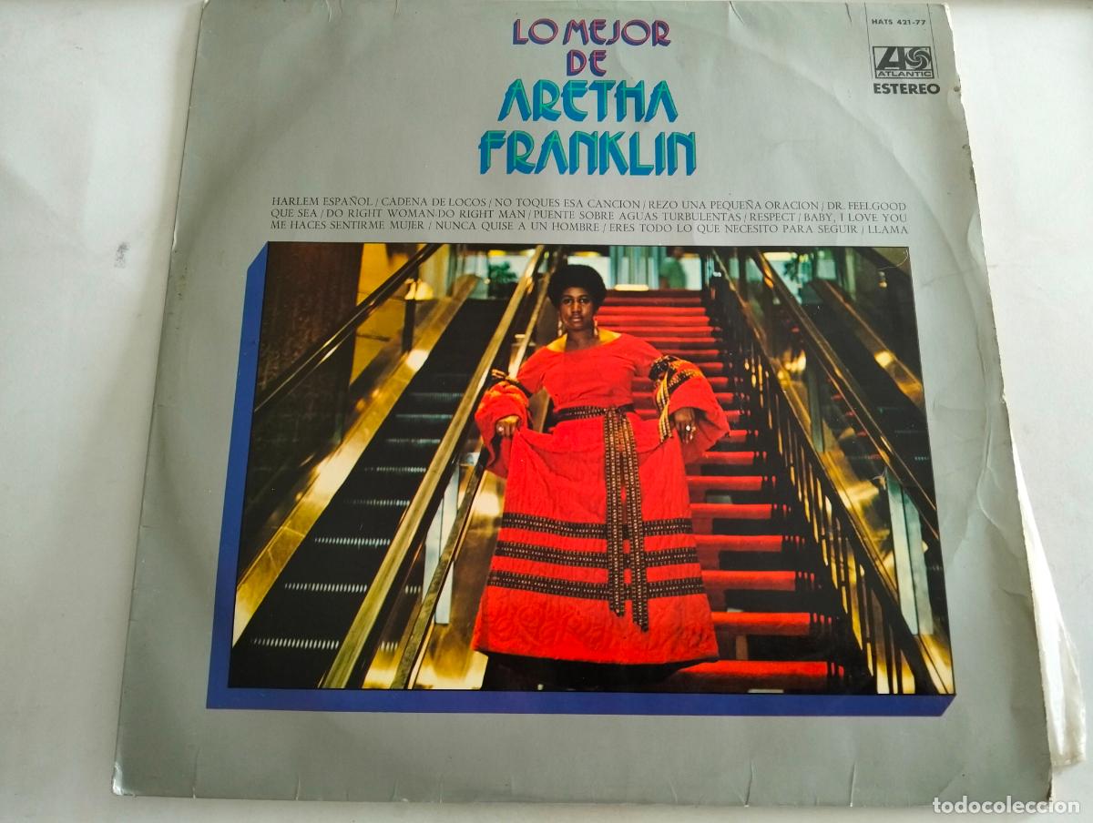 Discos de vinilo: LO MEJOR DE ARETHA FRANKLIN, DISCO LP, EDITADO HISPAVOX, A&Ntilde;O 1971