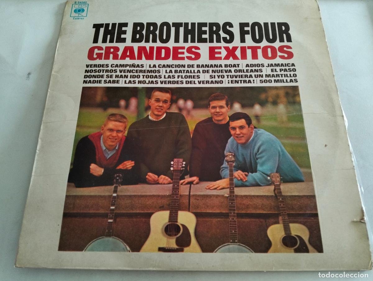 Discos de vinilo: THE BROTHERS FOUR, GRANDES EXITOS, DISCO LP, EDITADO CBS, A&Ntilde;O 1972