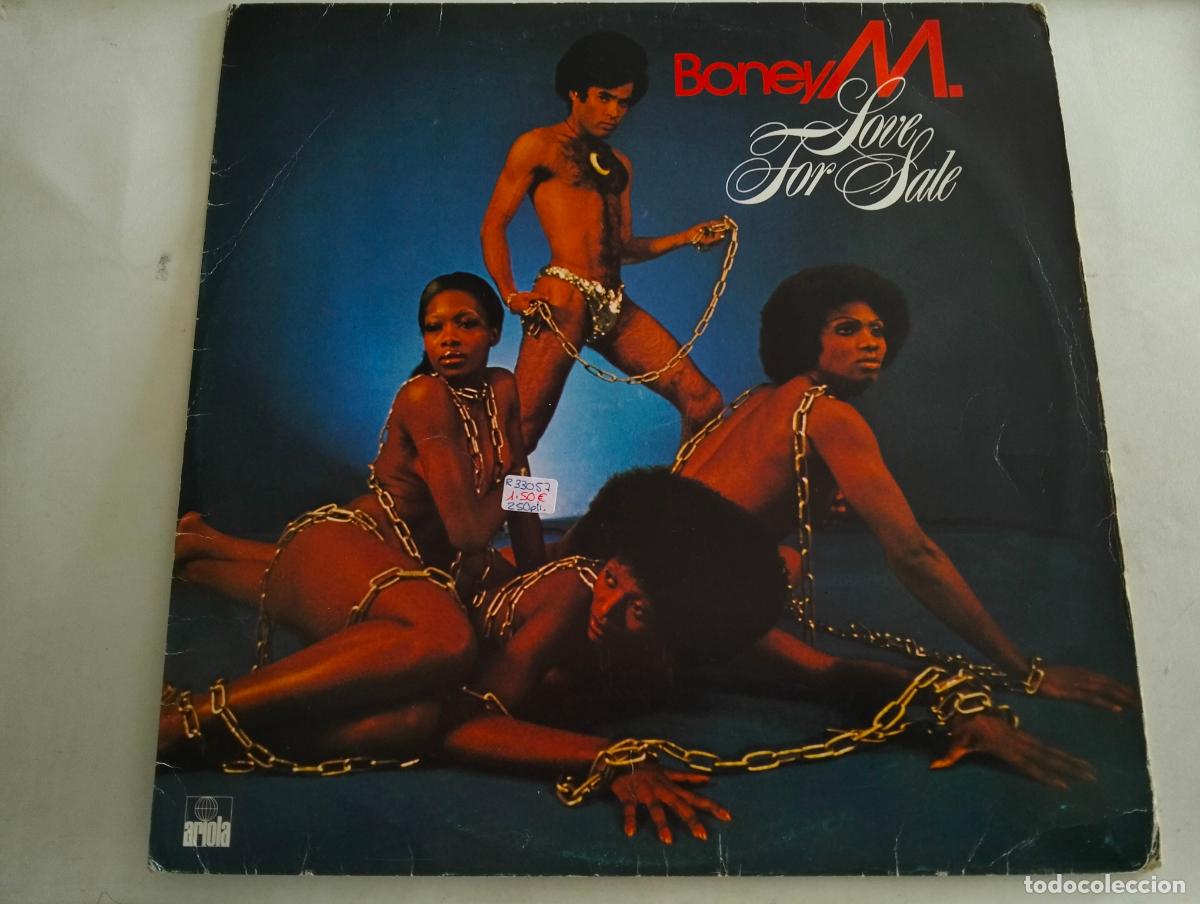 Discos de vinilo: BONEY M, GRANDES EXITOS, DISCO LP LOVE FOR SALE, EDITADO ARIOLA, A&Ntilde;O 1977