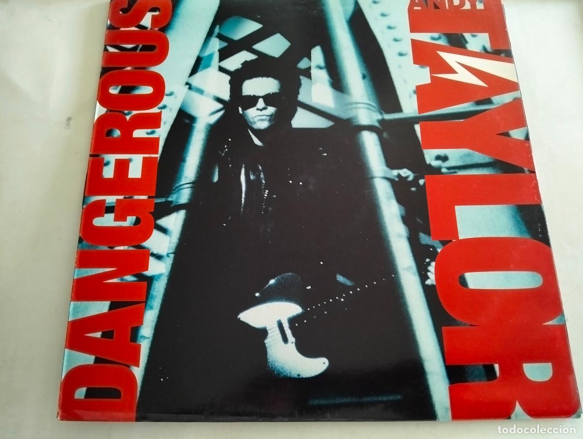 Discos de vinilo: ANDY TAYLOR, DISCO LP DANGEROUS , EDITADO POLIGRAN, A&Ntilde;O 1990