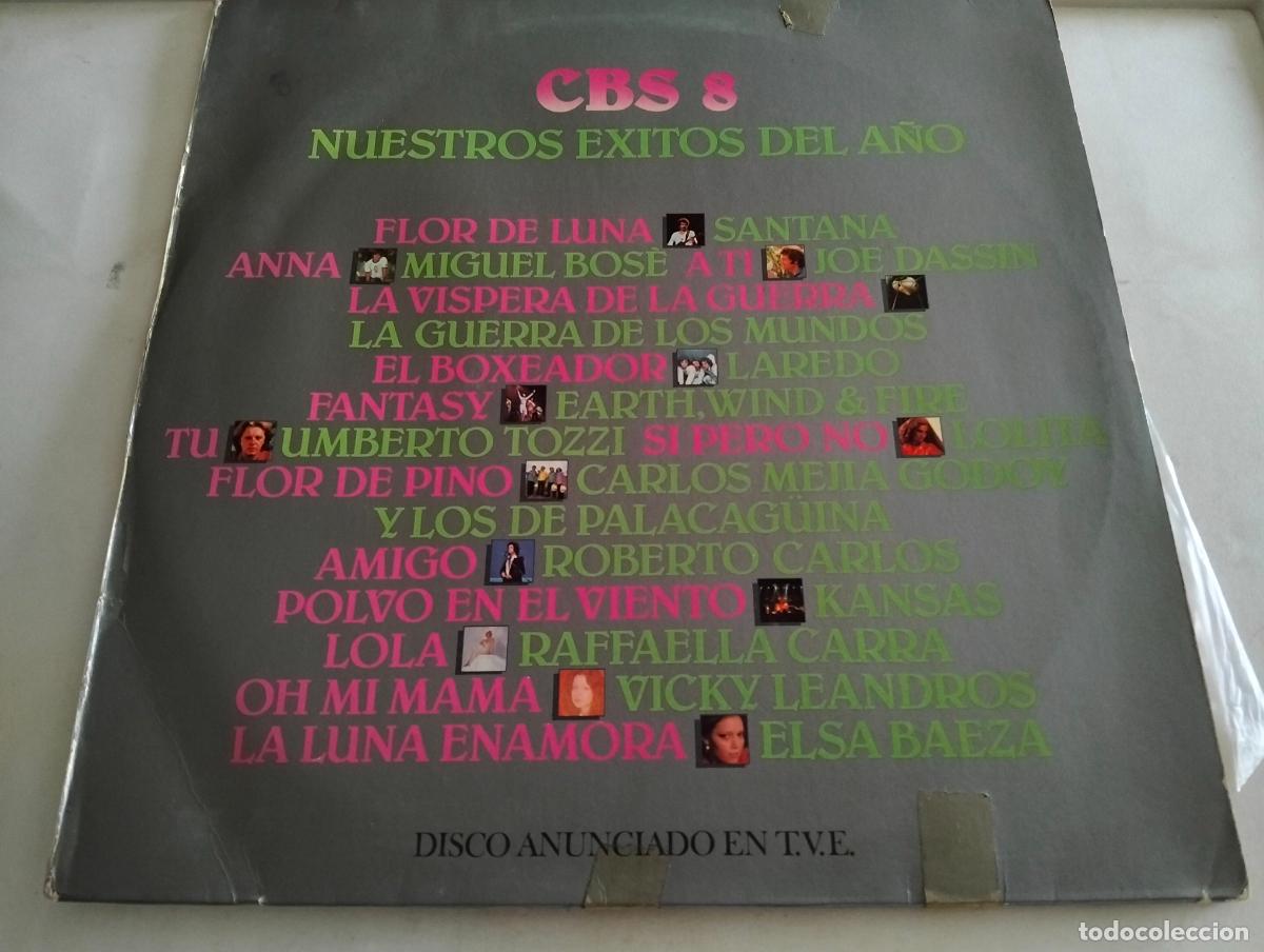 Discos de vinilo: CBS 8, NUESTROS EXITOS DEL A&Ntilde;O, DISCO LP , EDITADO CBS, A&Ntilde;O 1978