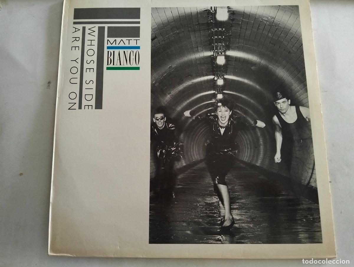 Discos de vinilo: MATT BIANCO, DISCO LP WHOSE SIDE ARE YOU ON, EDITADO WEA RECORDS, A&Ntilde;O 1984