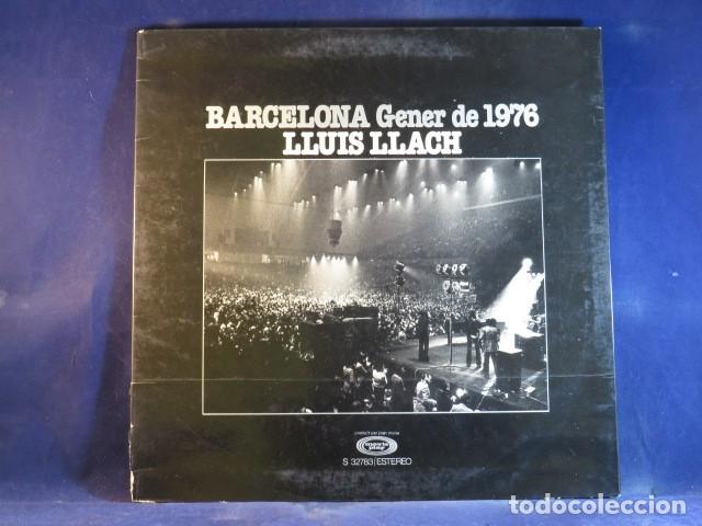 Discos de vinilo: LLU&Iacute;S LLACH &ndash; BARCELONA GENER DE 1976 - LP - Foto 1
