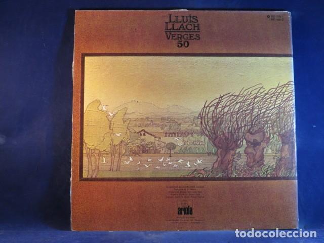 Discos de vinilo: LLUIS LLACH &ndash; VERGES 50 - LP - Foto 2
