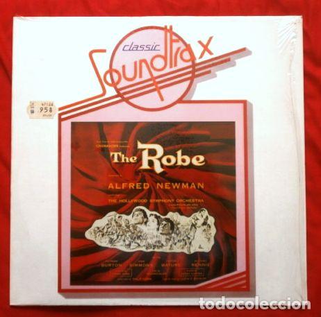 Discos de vinilo: THE ROBE (LP. BSO 1953) Banda Sonora del Film La T&uacute;nica Sagrada - M&uacute;sica: Alfred Newman