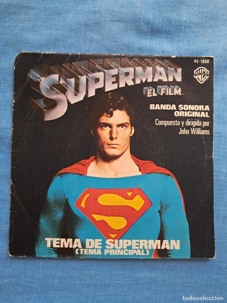 Discos de vinilo: SINGLE DE LA B.S.O. DE &rdquo;SUPERMAN&rdquo; - Foto 1