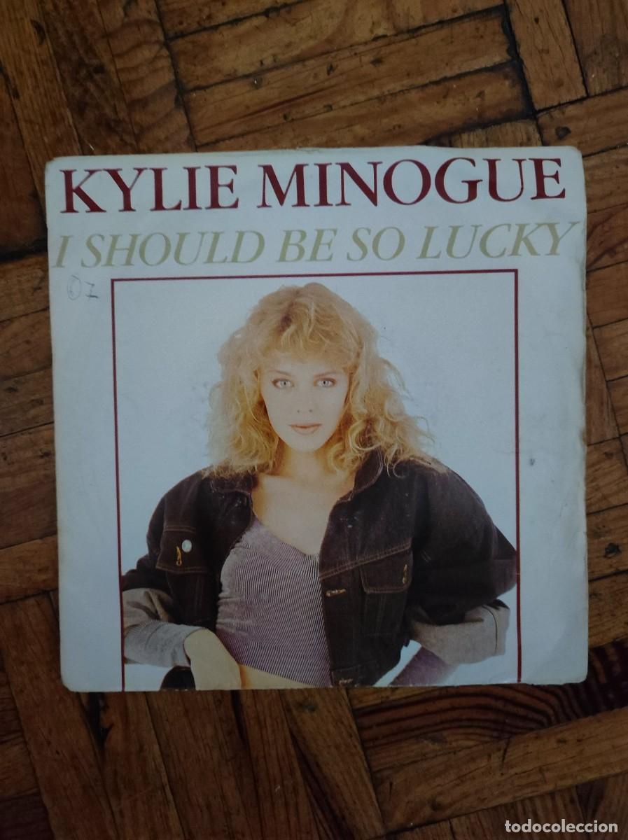 Discos de vinilo: Vinilo 45 RPM Kylie Minogue &ndash; I Should Be So Lucky