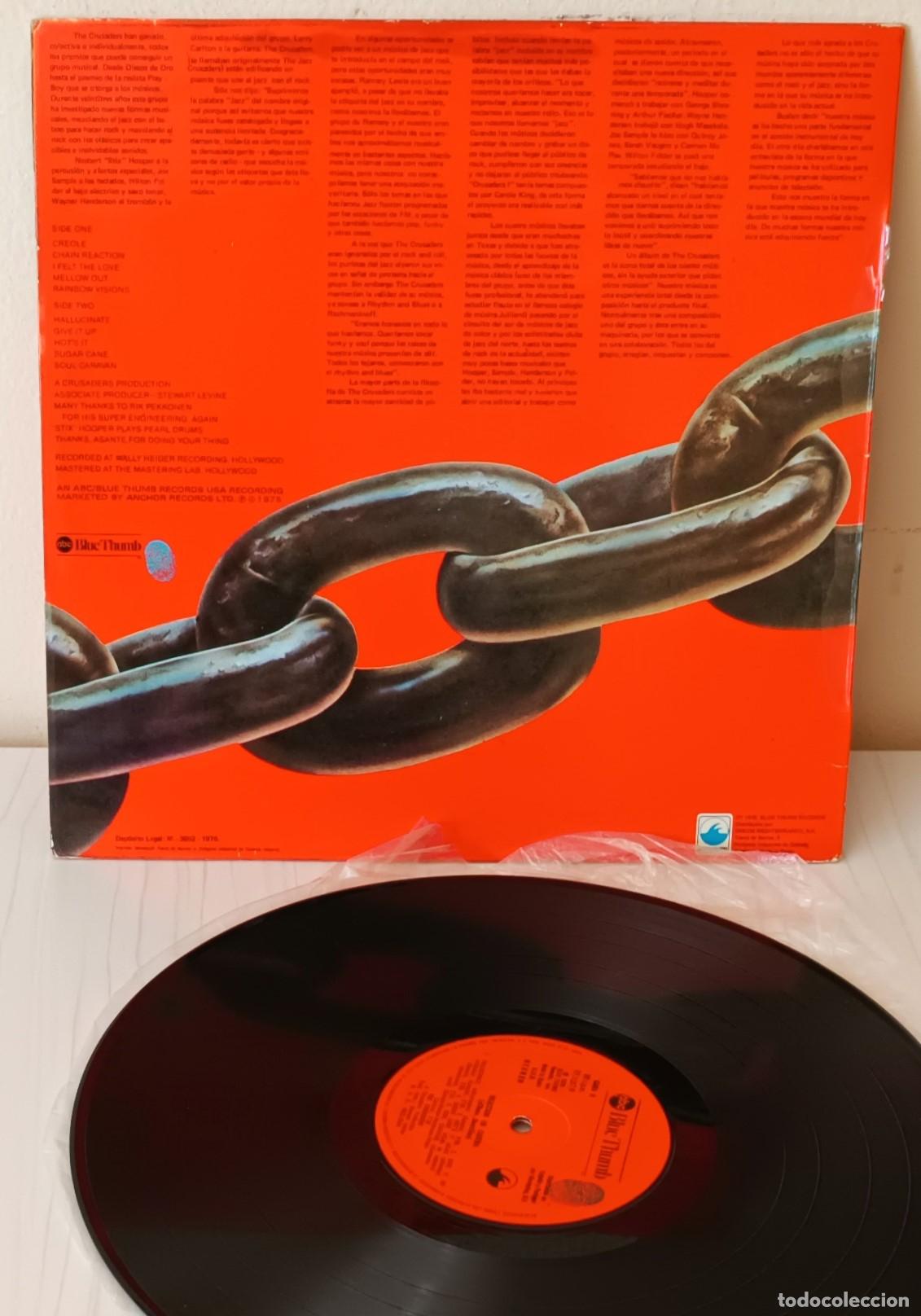 Discos de vinilo: THE CRUSADERS - REACCION EN CADENA ABC- 1976 - Foto 2