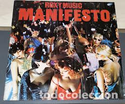 Discos de vinilo: Roxy Music - Manifesto - LP Polydor ref. 23 10 651. Ed. espa&ntilde;ola 1979.