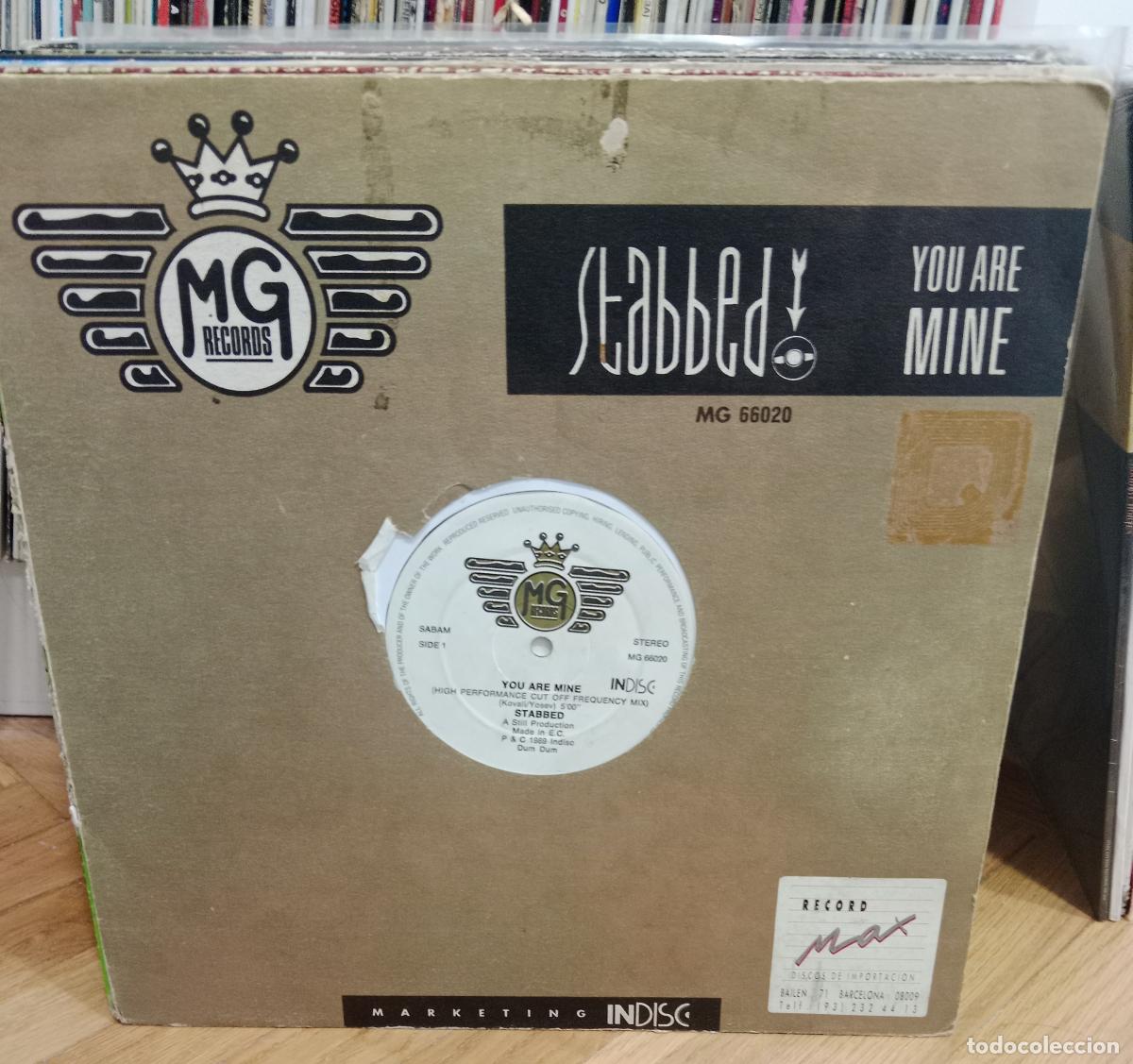 Discos de vinilo: Stabbed - You Are Mine (12&rdquo;) BELGICA 1989