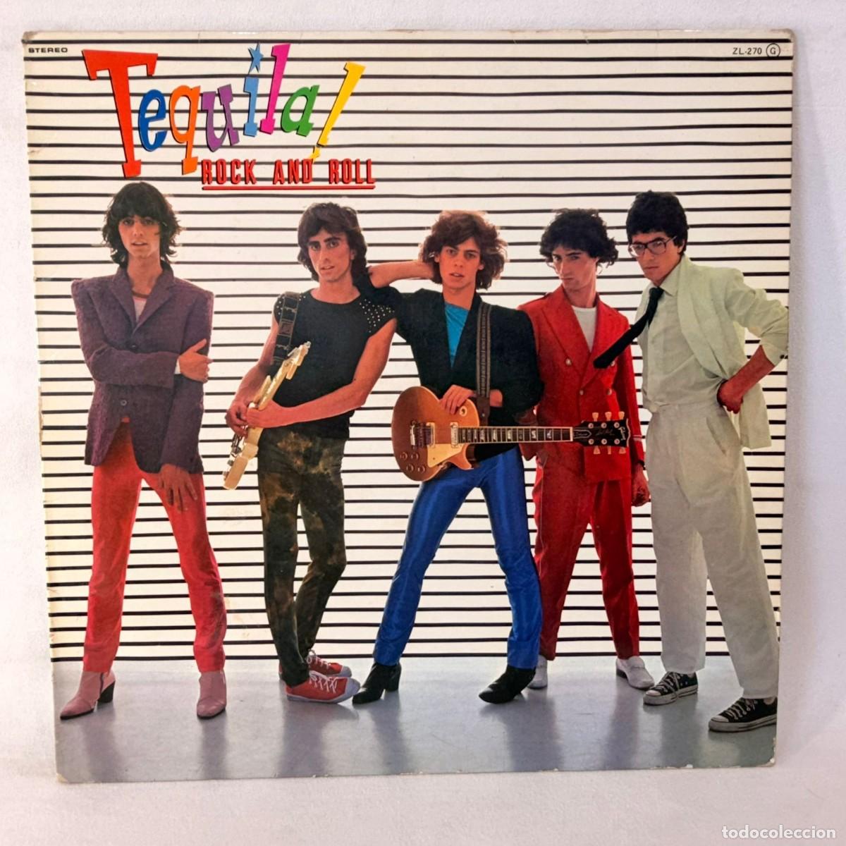 Discos de vinilo: LP - VINILO TEQUILA! - ROCK AND ROLL + ENCARTE - ESPA&Ntilde;A - A&Ntilde;O 1979