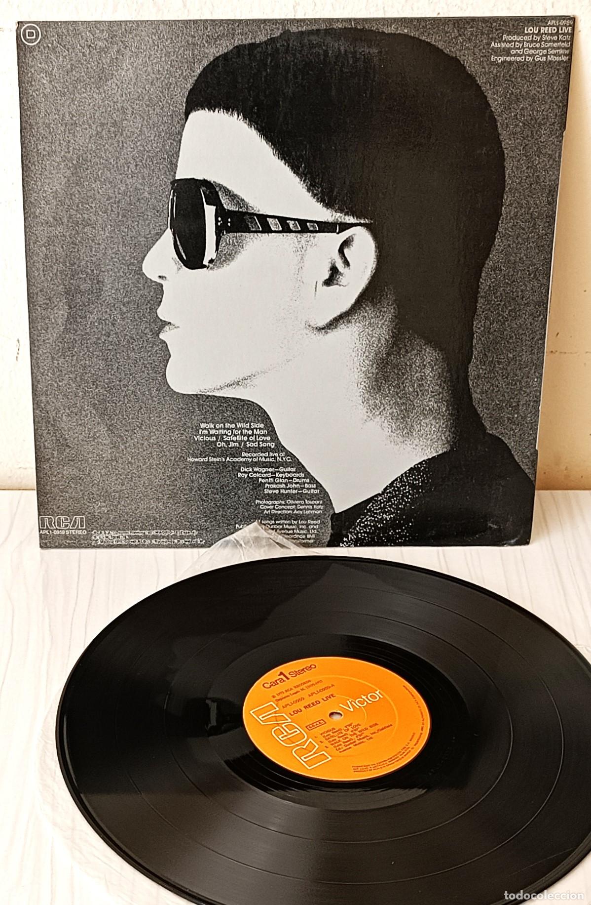 Discos de vinilo: LOU REED - LIVE RCA - 1975 - Foto 2