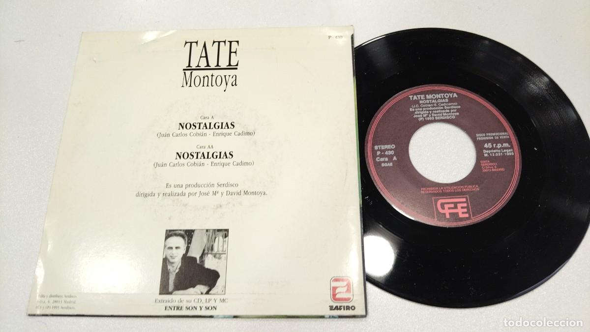 Discos de vinilo: SCO110-TATE MONTOYA NOSTALGIA 7&rdquo; - Foto 2