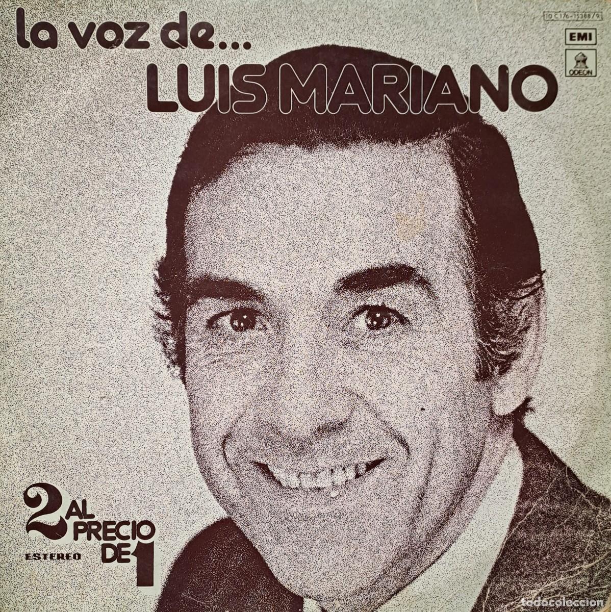 Discos de vinilo: LPs LA VOZ DE LUIS MARIANO, DOS DISCOS. CIELITO LINDO, EL RELICARIO..... LP-SESP-573