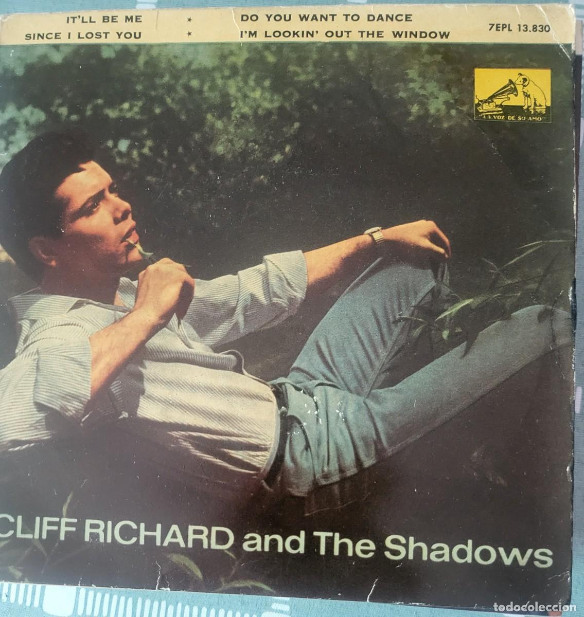 Discos de vinilo: Cliff Richard con Los Shadows Ep sello La voz de su amo editado en Espa&ntilde;a a&ntilde;o 1962...