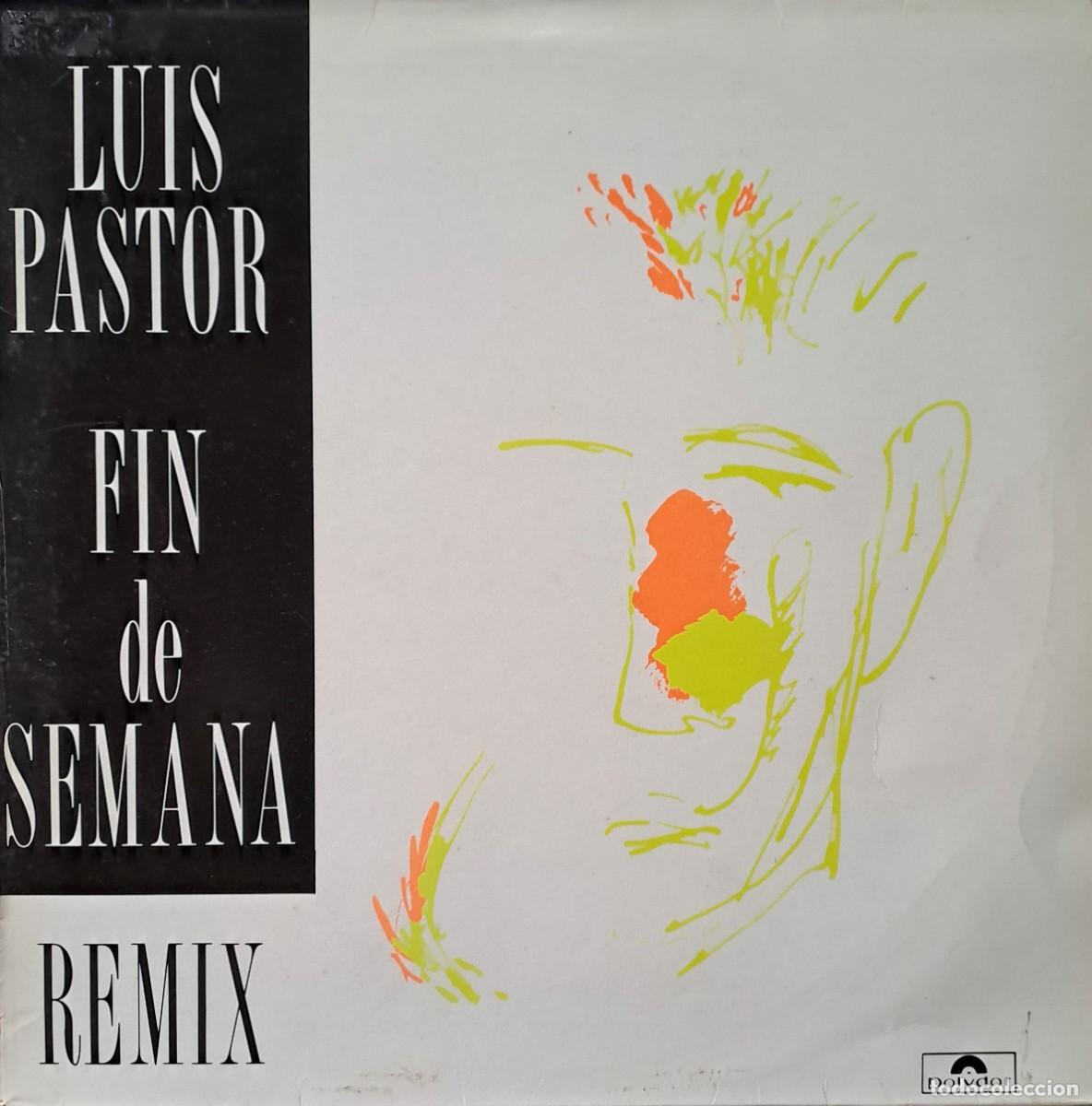 Discos de vinilo: LPs LUIS PASTOR, FIN DE SEMANA REMIX. LP-SESP-576