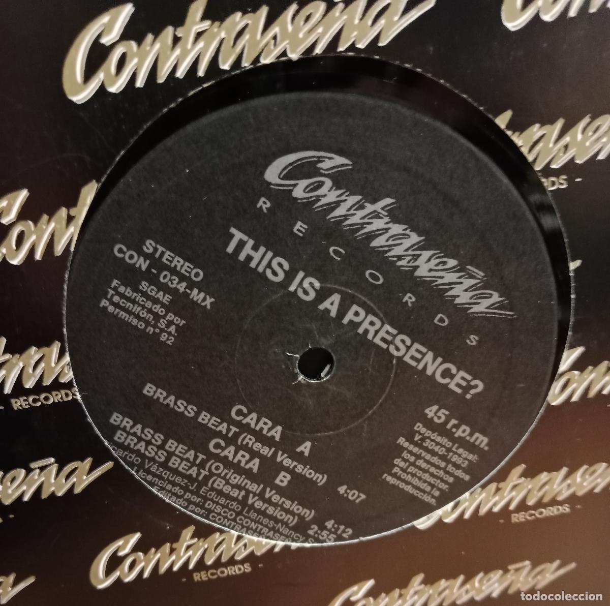 Discos de vinilo: This Is A Presence? &lrm;&ndash; Brass Beat Maxi