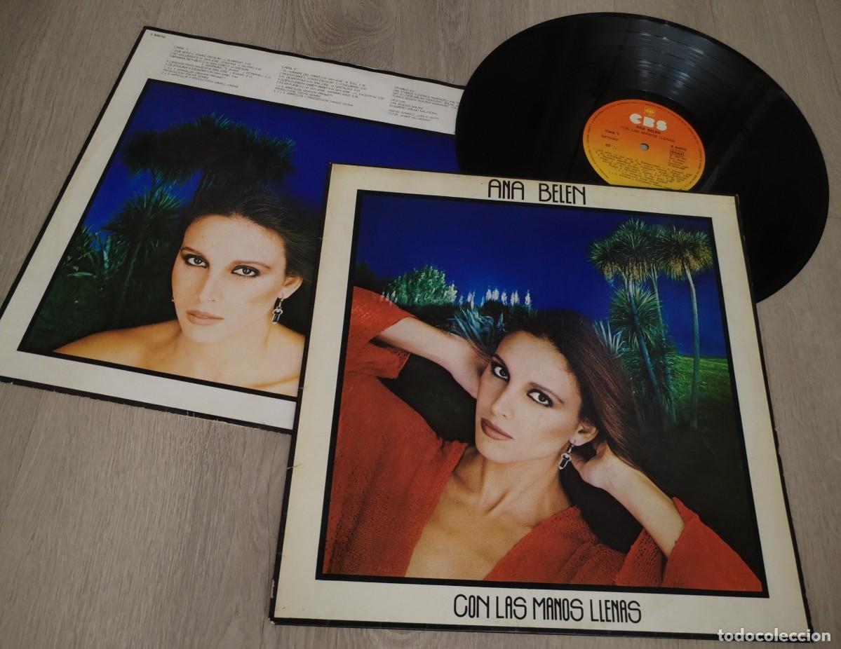 Discos de vinilo: ANA BELEN - CON LAS MANOS LLENAS ..LP DE 1980 - CBS - ORIGINAL ..INCLUYE SU N&ordm; 1 ..QUE SERA Y MAS