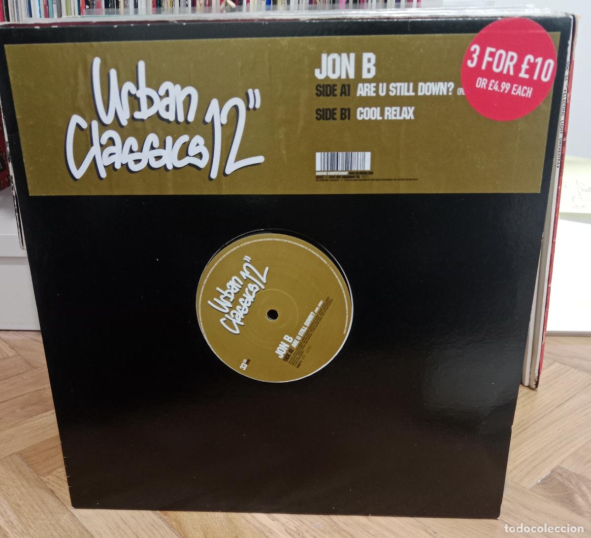 Discos de vinilo: Jon B - Are U Still Down / Cool Relax (12&rdquo;) Maxi - Foto 1
