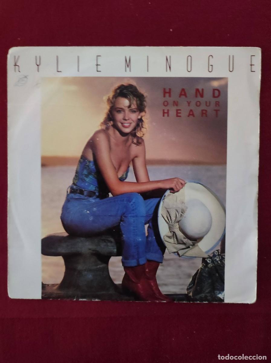 Discos de vinilo: Vinilo 45 RPM Kylie Minogue &ndash; Hand On Your Heart