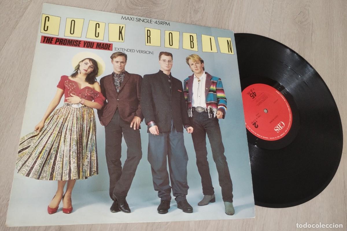 Discos de vinilo: COCK ROBIN - THE PROMISE YOU MADE - EXTENDED VERSION ..MAXISINGLE DE CBS - 1985 - ESPA&Ntilde;OL