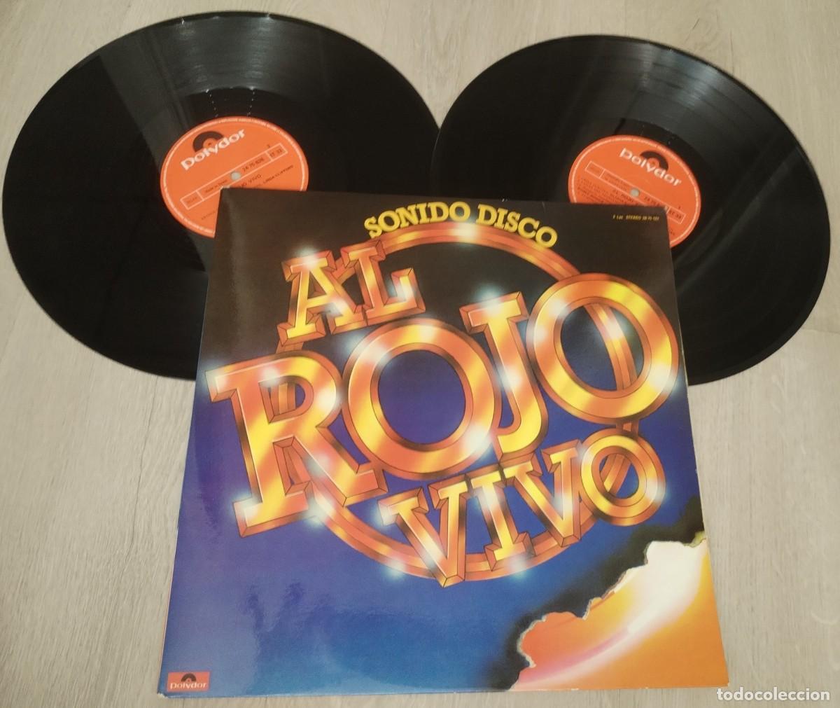 Discos de vinilo: AL ROJO VIVO - SONIDO DISCO VERSIONES ORIGINALES Y 2 VERSIONES LONG ..2 LP - GATEFOLD 1979 . POLYDOR