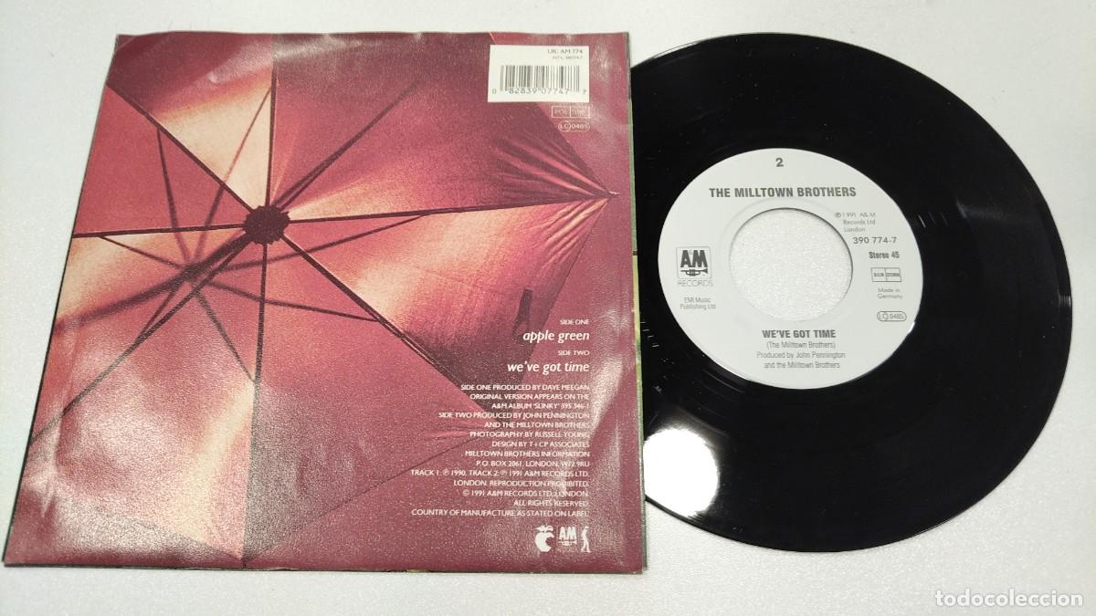 Discos de vinilo: SCO110- MILLTOWN BROTHERS APPLEGREEN-7&rdquo; - Foto 2