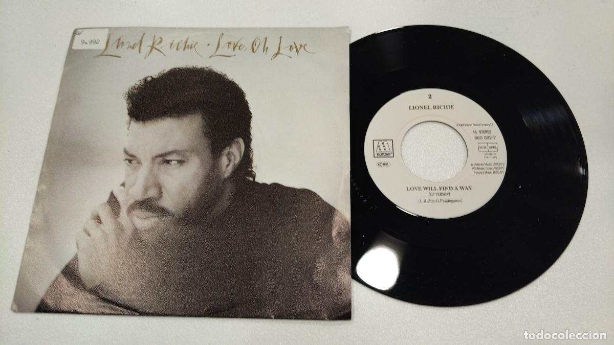 Discos de vinilo: SCO110- LIONE RICHIE LOVE LOVE OH LOVE-7&rdquo;
