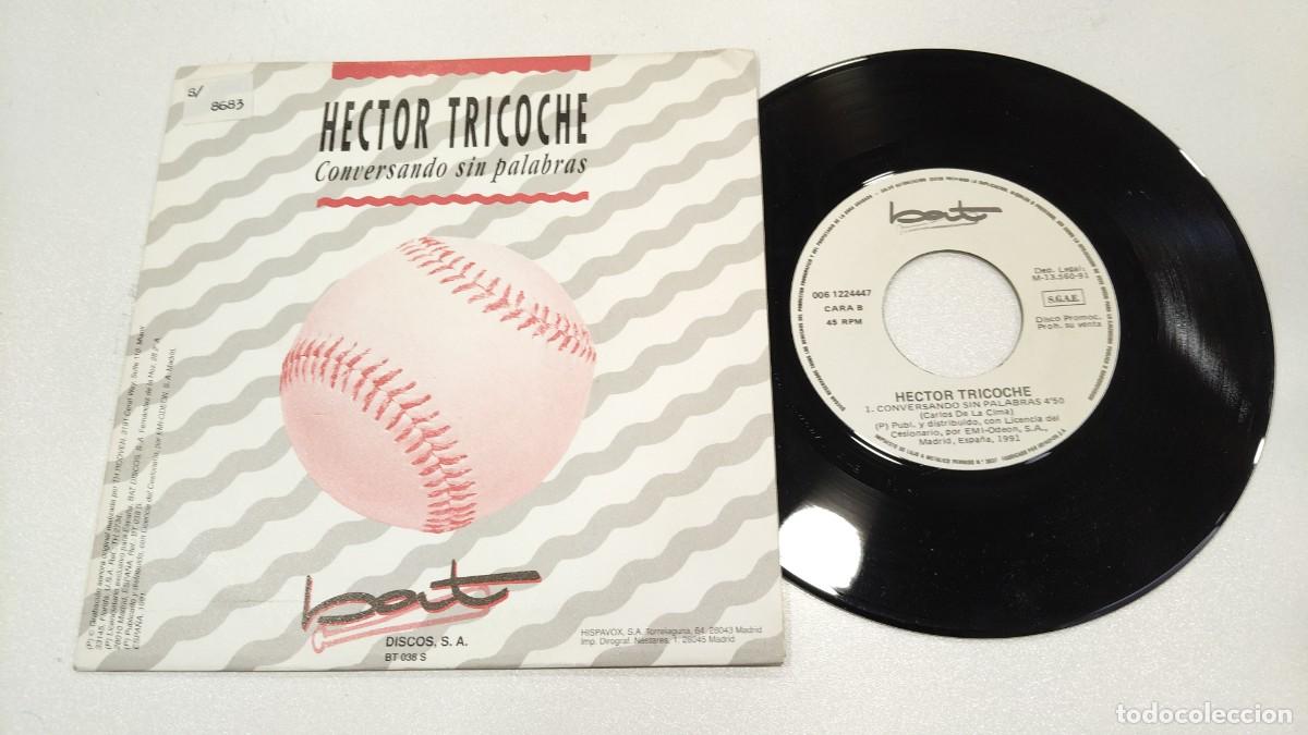 Discos de vinilo: SCO110- HECTOR TRICOCHE CONVESANDO SIN PALABRAS - PROMO-7&rdquo;