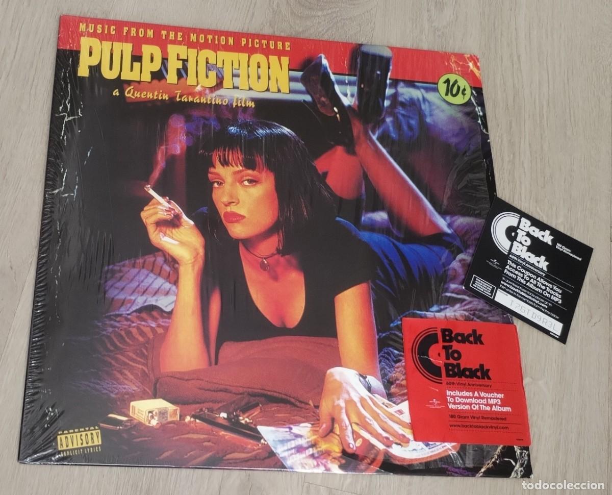 Discos de vinilo: PULP FICTION - A QUENTIN TARANTINO FILM ..LP DE 2016 - NUEVA EDICION - NUEVO- MCA