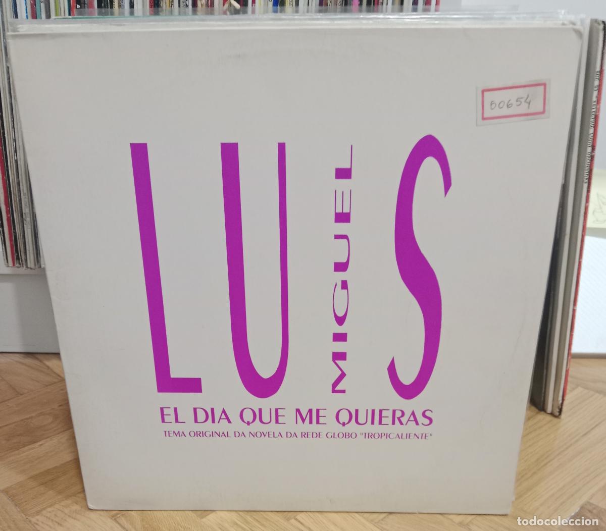 Discos de vinilo: Luis Miguel - El D&iacute;a Que Me Quieras (12&rdquo;, Single, Promo)