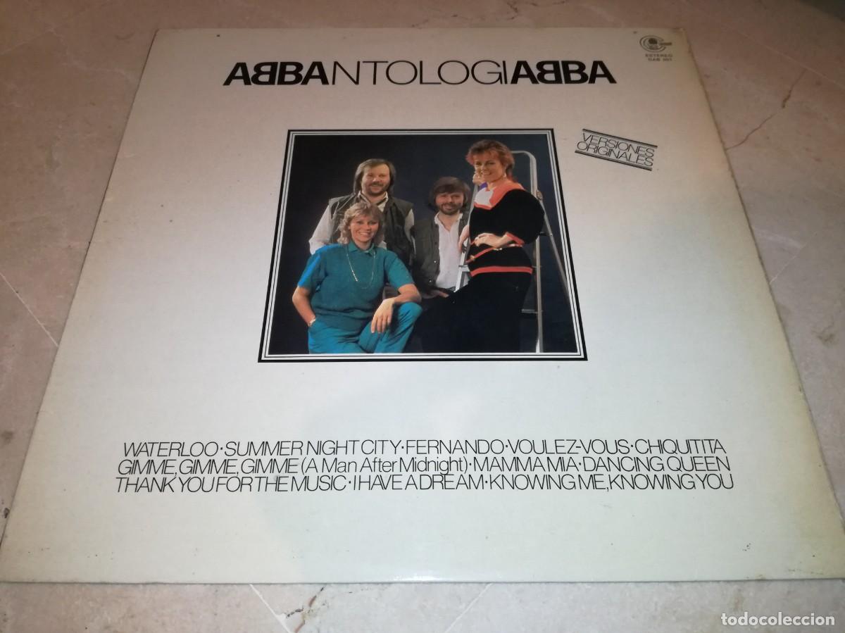 Discos de vinilo: ABBA-ANTOLOGIA-VERSIONES ORIGINALES-ORIGINAL ESPA&Ntilde;OL 1982