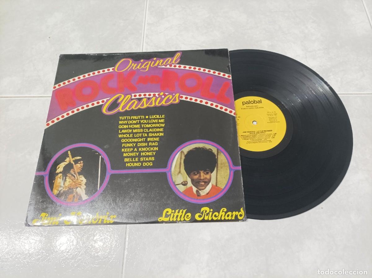 Discos de vinilo: Jimi Hendrix-Little Richard lp-raro- - Foto 1