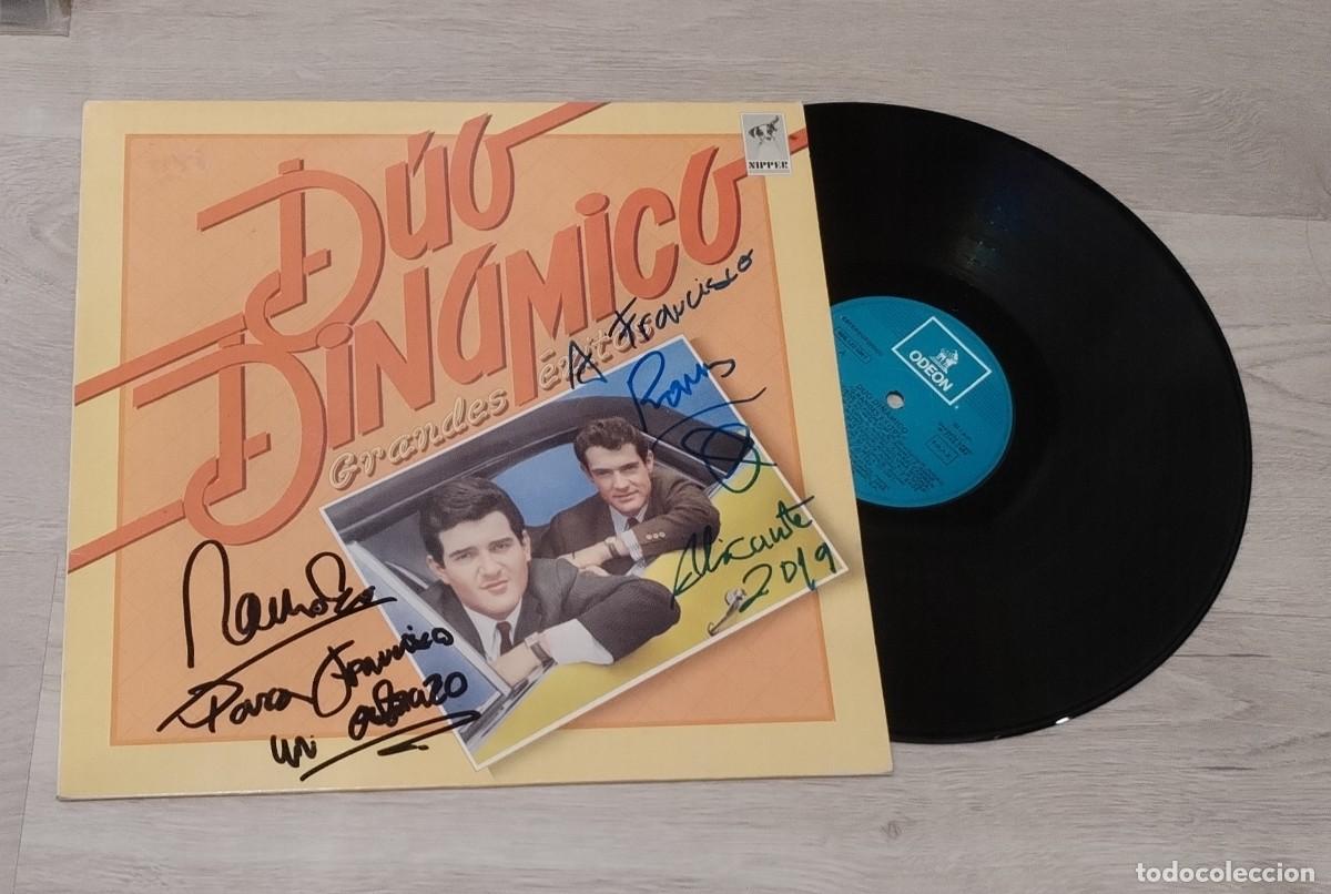 Discos de vinilo: DUO DINAMICO - GRANDES EXITOS ..LP DE NIPPER - EMI DE 1986 - 14 EXITAZOS .. FIRMADO - BUEN ESTADO