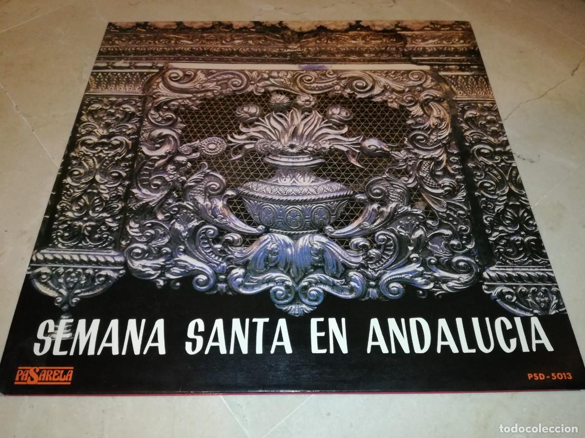 Discos de vinilo: SEMANA SANTA EN ANDALUC&Iacute;A-BANDA DE CORNETAS Y TAMBORES DEL CUERPO DE BOMEROS DE MALAGA