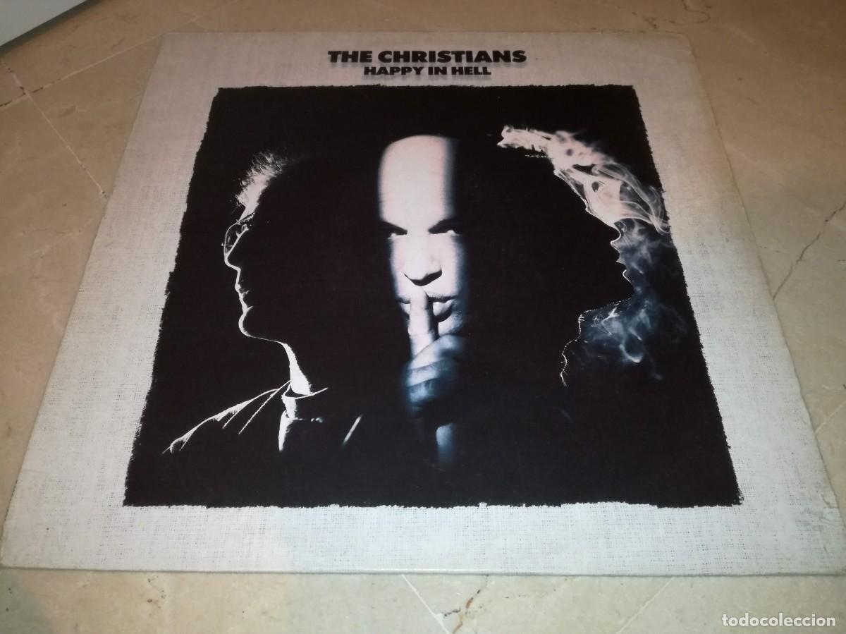 Discos de vinilo: THE CHRISTIANS-HAPPY IS HELL-CONTIENE ENCARTE-ORIGINAL ESPA&Ntilde;OL 1992