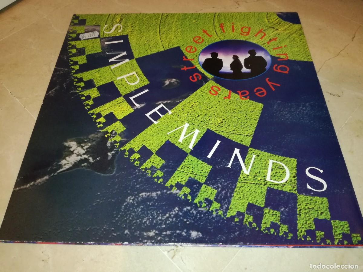 Discos de vinilo: SIMPLE MINDS-STREET FIGHTING YEARS-GATEFOLD-ORIGINAL ESPA&Ntilde;OL 1989-EN MUY BUEN ESTADO