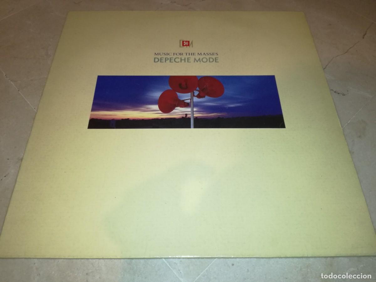 Discos de vinilo: DEPECHE MODE-MUSIC FOR THE MASSES-CONTIENE ENCARTE-ORIGINAL ESPA&Ntilde;OL MUTE 1987