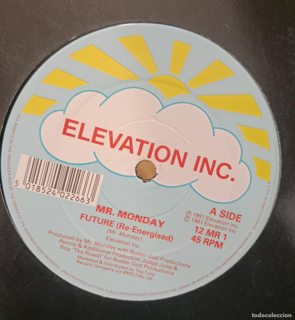 Discos de vinilo: Mr. Monday - Future (12&rdquo; maxi) UK 1991