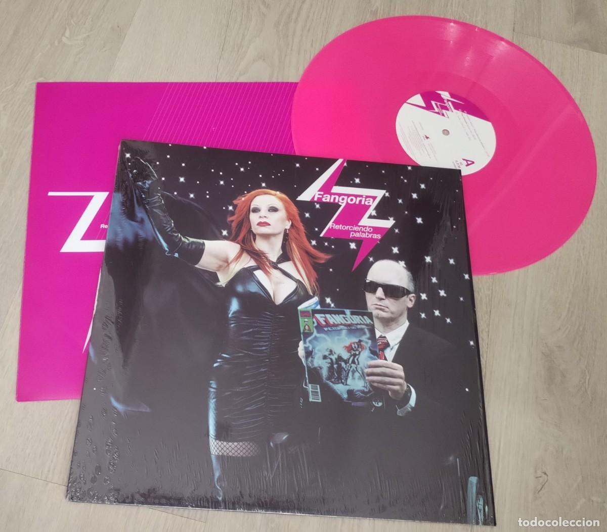 Discos de vinilo: FANGORIA - RETORCIENDO PALABRAS .. MAXISINGLE VINILO DE COLOR ROSA - GASA - WARNER - 2022 - NUEVO