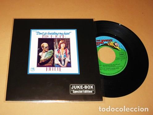 Discos de vinilo: ELTON JOHN / KIKI DEE - DON'T GO BREAKING MY HEART - SINGLE - 1975 - JUKE-BOX