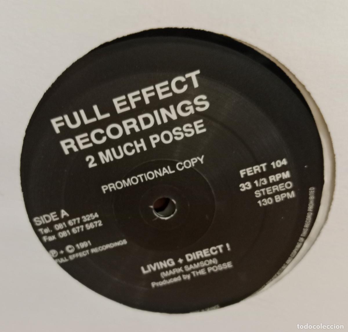 Discos de vinilo: 2 Much Posse / Mark Samson - Living + Direct ! / Mind Directed Energy (12&rdquo; Maxi)