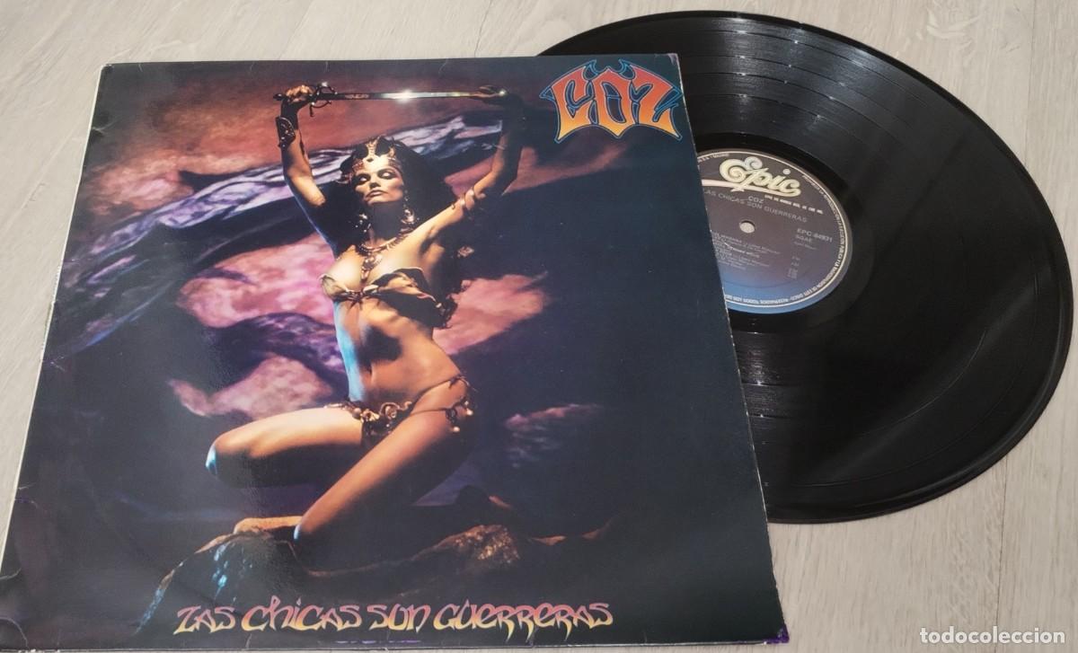 Discos de vinilo: COZ - LAS CHICAS SON GUERRERAS ..LP DE EPIC ..1&ordf; EDICION DE 1981 EN MUY BUEN ESTADO ....FIRMADO